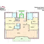 Appartement Am Acher Penthouse Wengen